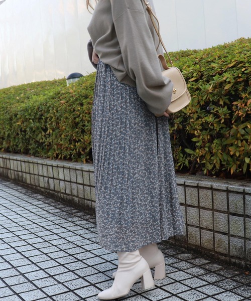 PairPair（ペアペア）の「アソート花柄プリーツスカート（スカート・レディース・ブラウン系その他/ブルー/ライトグリーン/ブラック/ベージュ・FREE）」の15枚目の写真