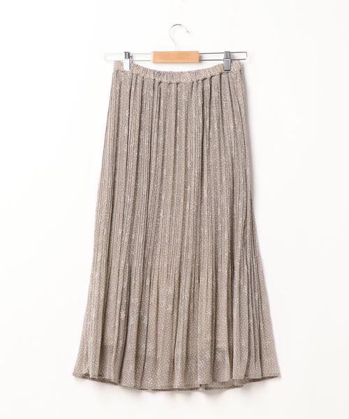 INTERPLANET（インタープラネット）の「シフォンスタープリントスカート（スカート・レディース・オフホワイト/ブラック/ベージュ・FREE）」の20枚目の写真