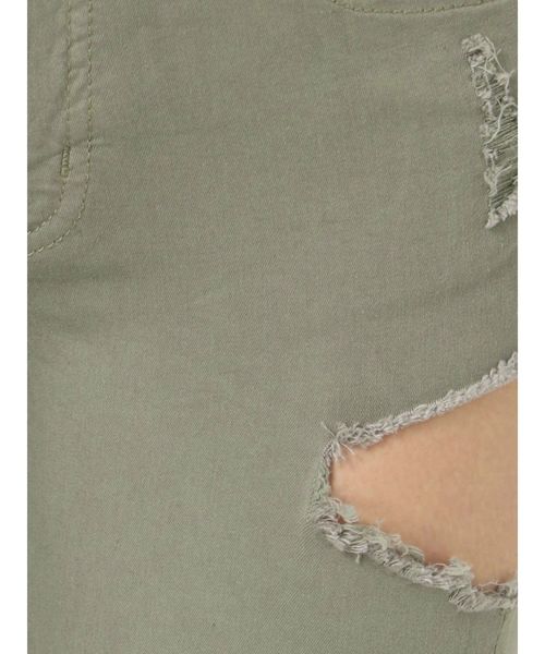 GYDA(ジェイダ)の「SIDE RIPPEDカラースキニーパンツ(その他パンツ・レディース・ブラック/オフホワイト/カーキ・SMALL/MEDIUM/X-SMALL/XX-SMALL)」の6枚目の写真