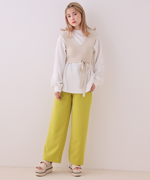 one after another NICE CLAUP（ワンアフターアナザーナイスクラップ）の「厚底ラインサンダル（サンダル・レディース・アイボリー/モカ/ゴールド・SMALL/MEDIUM/LARGE）」の22枚目の写真