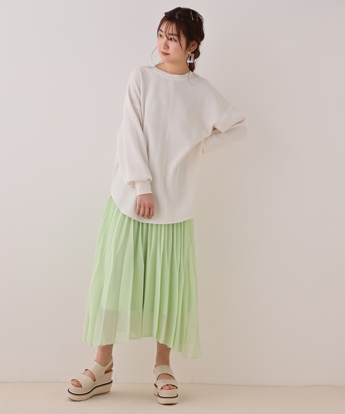 one after another NICE CLAUP（ワンアフターアナザーナイスクラップ）の「厚底ラインサンダル（サンダル・レディース・アイボリー/モカ/ゴールド・SMALL/MEDIUM/LARGE）」の20枚目の写真