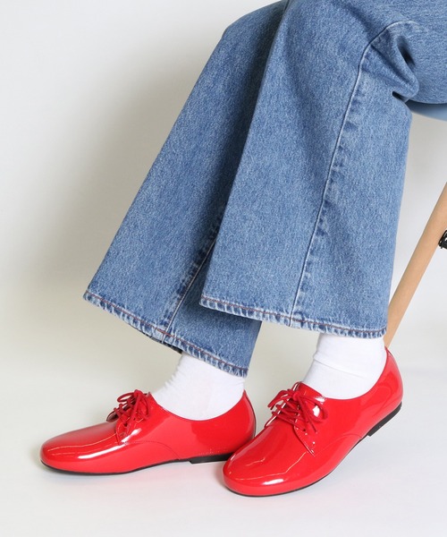 BIRKENSTOCK（ビルケンシュトック）の「■SAUNDERS/ソーンダース ナチュラルレザーパテント パテントレッド (WOMEN)（ドレスシューズ・レディース・レッド・40/39/38/36/37）」の11枚目の写真