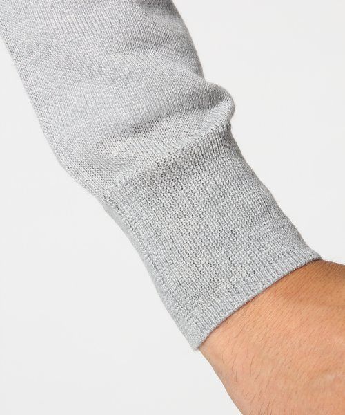 GLOBAL WORK(グローバルワーク)の「【高品質ビエラヤーン使用】ハイゲージニットVカーデ/546650(カーディガン/ボレロ・メンズ・ブルー/ブラック/グレー/ベージュ・SMALL/LARGE/X-LARGE/MEDIUM)」の5枚目の写真