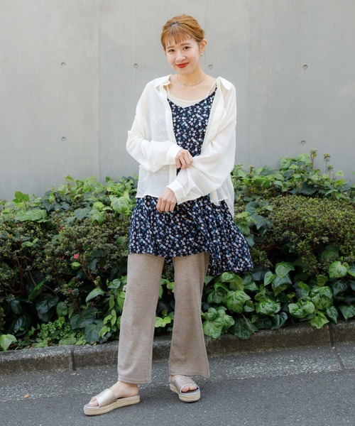 flower(フラワー)の「ルーズシャイニースパッツ(その他パンツ・レディース・グレー/ベージュ・FREE)」の12枚目の写真