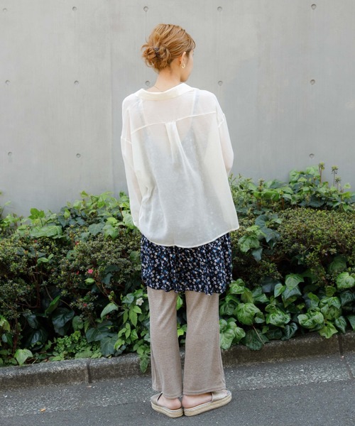 flower(フラワー)の「ルーズシャイニースパッツ(その他パンツ・レディース・グレー/ベージュ・FREE)」の13枚目の写真