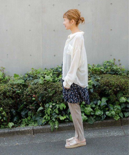 flower(フラワー)の「ルーズシャイニースパッツ(その他パンツ・レディース・グレー/ベージュ・FREE)」の14枚目の写真