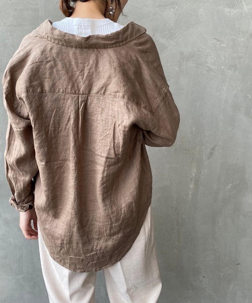 セール Jeans Factory Clothes ジーンズファクトリークローズ リネンレギュラーワイドシャツ シャツ ブラウス Jeans Factory Clothes ジーンズファクトリークローズ のファッション通販 Zozotown
