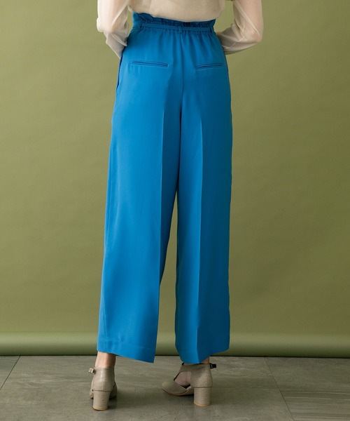 UNITED TOKYO（ユナイテッドトウキョウ）の「ワンタックワイドパンツ（その他パンツ・レディース・ブラック/パープル/オフホワイト/イエロー/ブルー/グリーン・1/2/3）」の10枚目の写真