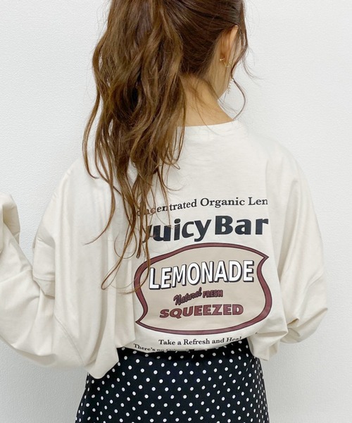 apres jour（アプレジュール）の「アソート袖ボリュームロンＴ【ZOZOTOWN限定アイテム】（Tシャツ/カットソー・レディース・ブラック/オフホワイト/アイボリー/その他/ライトベージュ・フリー）」の3枚目の写真