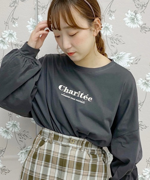 apres jour（アプレジュール）の「アソート袖ボリュームロンＴ【ZOZOTOWN限定アイテム】（Tシャツ/カットソー・レディース・ブラック/オフホワイト/アイボリー/その他/ライトベージュ・フリー）」の5枚目の写真