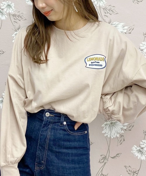 apres jour（アプレジュール）の「アソート袖ボリュームロンＴ【ZOZOTOWN限定アイテム】（Tシャツ/カットソー・レディース・ブラック/オフホワイト/アイボリー/その他/ライトベージュ・フリー）」の11枚目の写真