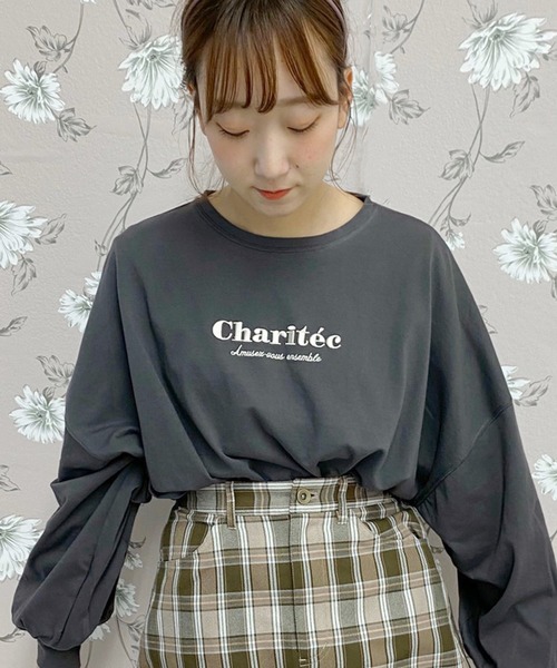 apres jour（アプレジュール）の「アソート袖ボリュームロンＴ【ZOZOTOWN限定アイテム】（Tシャツ/カットソー・レディース・ブラック/オフホワイト/アイボリー/その他/ライトベージュ・フリー）」の16枚目の写真