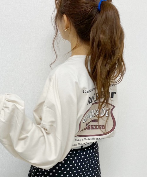 apres jour（アプレジュール）の「アソート袖ボリュームロンＴ【ZOZOTOWN限定アイテム】（Tシャツ/カットソー・レディース・ブラック/オフホワイト/アイボリー/その他/ライトベージュ・フリー）」の21枚目の写真