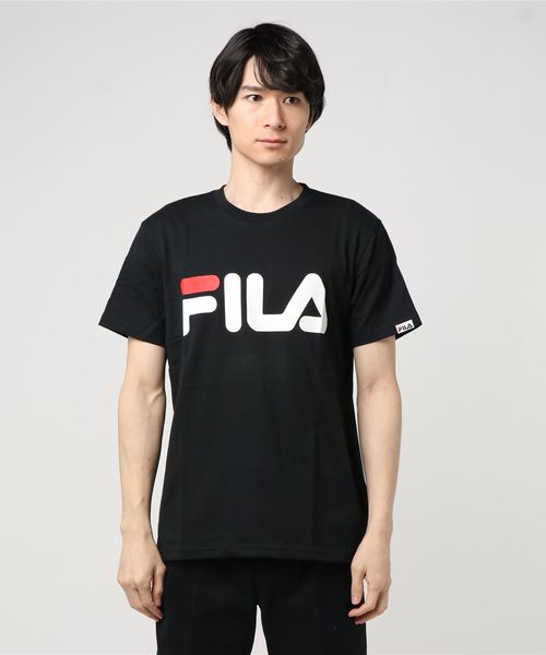 FILA(フィラ)の「フィラ FILA 半袖Tシャツ(Tシャツ/カットソー・メンズ・ネイビー/ブラック/ブルー系その他/ホワイト×レッド/ホワイト/マスタード・L/M/S/XXL/XL)」の3枚目の写真