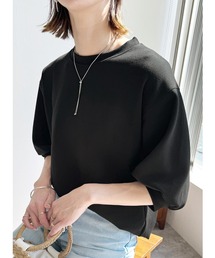 reca | ボリューム袖ショート丈カットソー(Tシャツ/カットソー)
