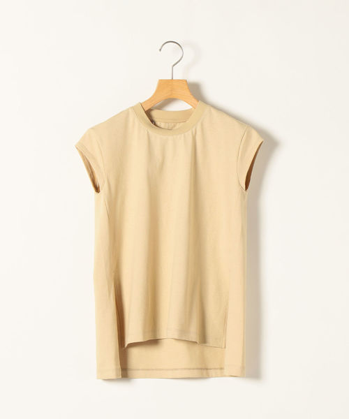 SHIPS any（シップス エニィ）の「USAコットン チュニックTシャツ〈KIDS〉（Tシャツ/カットソー・キッズ・ホワイト/ブラウン/ベージュ/ブラック・M(125-135)/S(110-120cm)）」の2枚目の写真