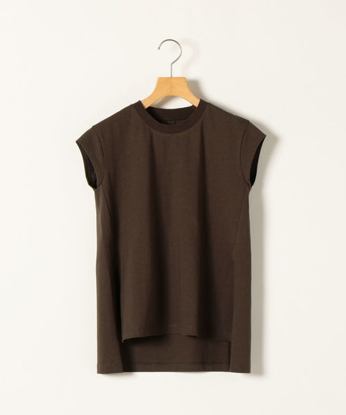 SHIPS any（シップス エニィ）の「USAコットン チュニックTシャツ〈KIDS〉（Tシャツ/カットソー・キッズ・ホワイト/ブラウン/ベージュ/ブラック・M(125-135)/S(110-120cm)）」の4枚目の写真