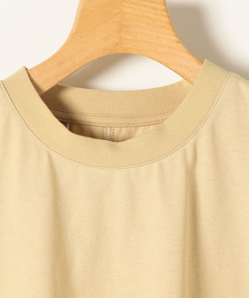 SHIPS any（シップス エニィ）の「USAコットン チュニックTシャツ〈KIDS〉（Tシャツ/カットソー・キッズ・ホワイト/ブラウン/ベージュ/ブラック・M(125-135)/S(110-120cm)）」の8枚目の写真