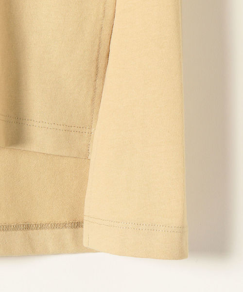 SHIPS any（シップス エニィ）の「USAコットン チュニックTシャツ〈KIDS〉（Tシャツ/カットソー・キッズ・ホワイト/ブラウン/ベージュ/ブラック・M(125-135)/S(110-120cm)）」の10枚目の写真