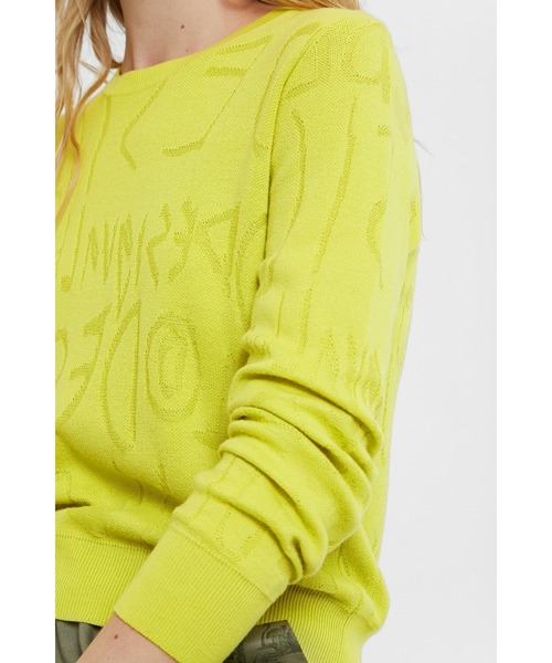 Desigual(デシグアル)の「ライトゲージプルオーバー MELISA(ニット/セーター・レディース・レッド/ブラック/マルチ・SS/L/M/2L/S)」の8枚目の写真