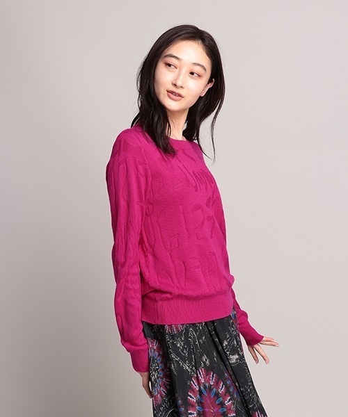 Desigual(デシグアル)の「ライトゲージプルオーバー MELISA(ニット/セーター・レディース・レッド/ブラック/マルチ・SS/L/M/2L/S)」の14枚目の写真