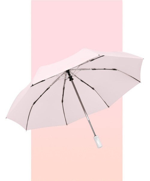 aimoha(アイモハ)の「【晴雨兼用】8本骨 ワンタッチ 自動開閉 折りたたみ傘 UVカット99%(折りたたみ傘・レディース・ベージュ/ピンク/ブルー/ミント/ライトパープル/スモークピンク・23)」の18枚目の写真