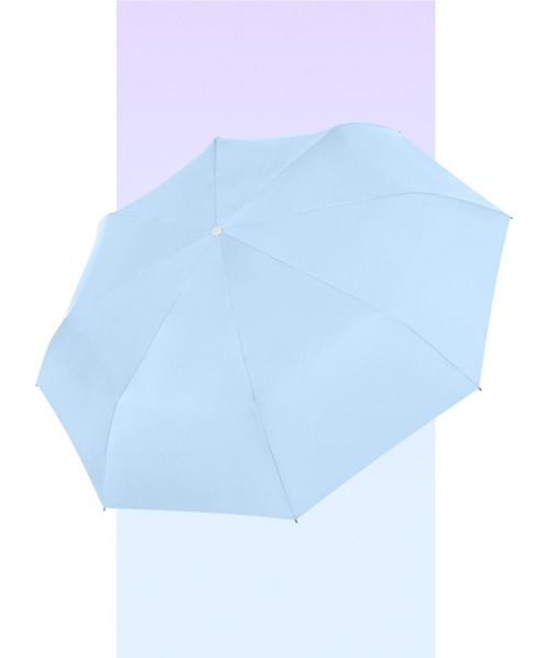 aimoha(アイモハ)の「【晴雨兼用】8本骨 ワンタッチ 自動開閉 折りたたみ傘 UVカット99%(折りたたみ傘・レディース・ベージュ/ピンク/ブルー/ミント/ライトパープル/スモークピンク・23)」の16枚目の写真