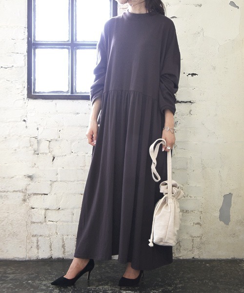 セール エミュラル Emural ウエスト切替ギャザーコットンマキシワンピース ワンピース And It アンドイット のファッション通販 Zozotown