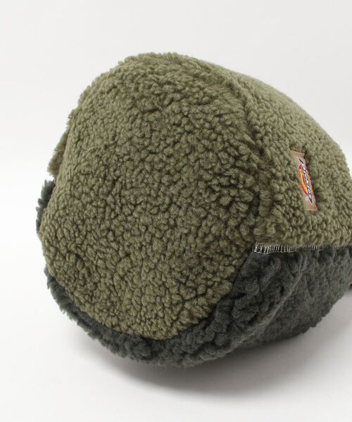 Dickies（ディッキーズ）の「WEGO/Dickies ボア巾着ショルダーバッグ（ショルダーバッグ・レディース・オフホワイト/ダークグリーン/ブラウン・FREE）」の4枚目の写真