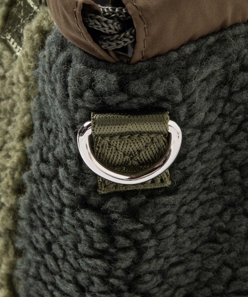 Dickies（ディッキーズ）の「WEGO/Dickies ボア巾着ショルダーバッグ（ショルダーバッグ・レディース・オフホワイト/ダークグリーン/ブラウン・FREE）」の22枚目の写真