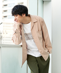 【MMMM】18478　オープンカラーシャツ