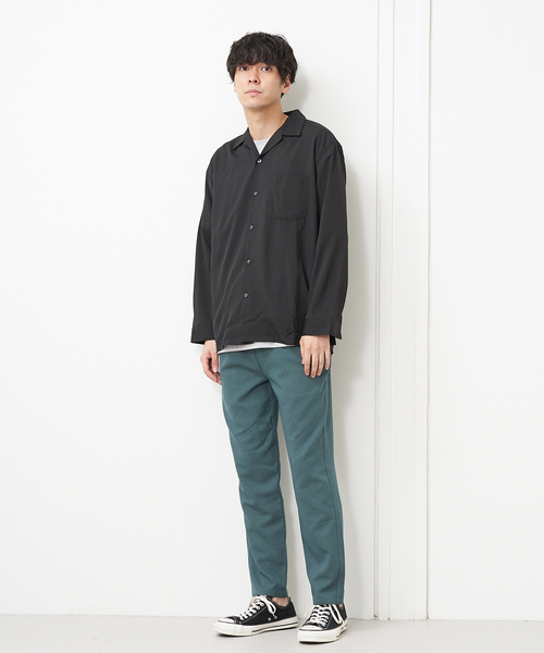 ABAHOUSE(アバハウス)の「【MMMM】18478 オープンカラーシャツ(シャツ/ブラウス・メンズ・ブラック/ベージュ/グレー/ボルドー・M/L)」の9枚目の写真