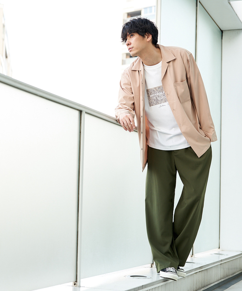 ABAHOUSE(アバハウス)の「【MMMM】18478 オープンカラーシャツ(シャツ/ブラウス・メンズ・ブラック/ベージュ/グレー/ボルドー・M/L)」の15枚目の写真