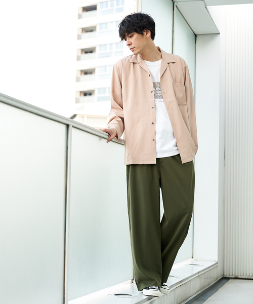 ABAHOUSE(アバハウス)の「【MMMM】18478 オープンカラーシャツ(シャツ/ブラウス・メンズ・ブラック/ベージュ/グレー/ボルドー・M/L)」の16枚目の写真