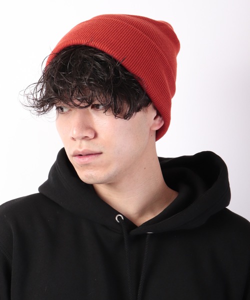 GLOBE(グローヴ)の「GLOBE ハイゲージWワッチニットキャップ(ニットキャップ/ビーニー・メンズ・ホワイト/ブラック/チャコールグレー/ブラウン/ベージュ/ブルー/アイボリー/カーキ/ワイン/グレー/テラコッタ/マスタード/ネイビー・FREE)」の7枚目の写真