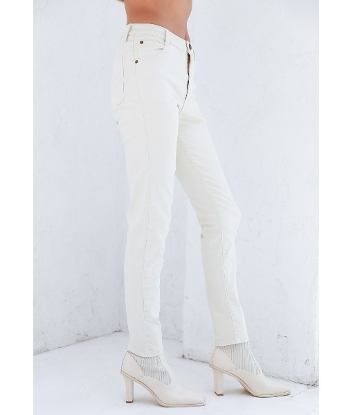 ALEXIA STAM（アリシアスタン）の「【ViVi 12月号掲載】Arrow Pocket Skinny Jeans/アローポケットスキニージーンズ（デニムパンツ・レディース・ブルー/アイボリー・S/M/XS）」の5枚目の写真