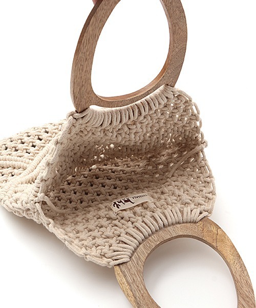 チチカカ（チチカカ）の「ブレードロープバッグ（トートバッグ・レディース・ブラック/オフホワイト・FREE）」の11枚目の写真