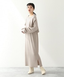 LOWRYS FARM | ７Ｇレイヤード２Ｐワンピ　924296(ワンピース)