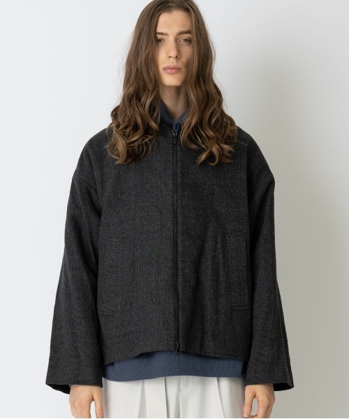 markaware（マーカウェア）の「【marka】スタンドカラーブルゾン/M19C-14CS01C（ブルゾン・メンズ・チャコールグレー/グレー・1/2）」の7枚目の写真