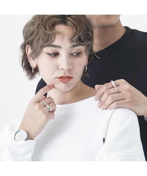 アクセサリー KLON ENLARGEMENT 2FINGER RING KLON（クローン）の「KLON ENLARGEMENT 2FINGER RING（リング