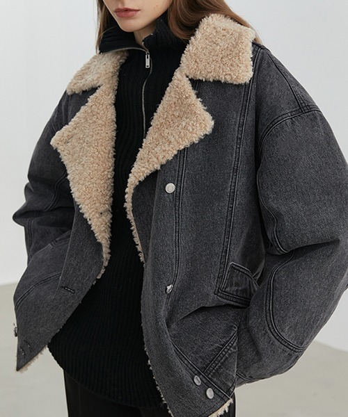 Fano Studios（ファノ ストゥディオズ）の「【Fano Studios】Harf zip rib knit FD20S097（ニット/セーター・レディース・ブラック・S/L/M）」の20枚目の写真