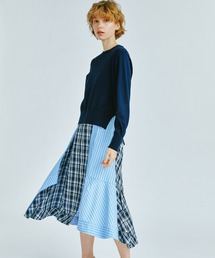 Lanvin En Bleu Women ランバン オン ブルー ウィメン レディース のワンピース チェック柄 通販 Zozotown