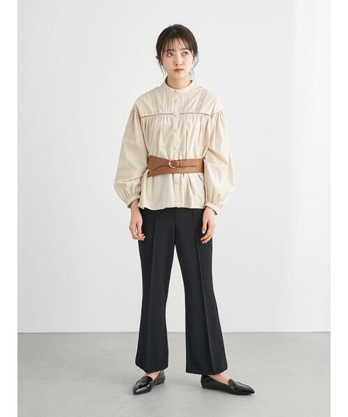 earth music&ecology(アースミュージックアンドエコロジー)の「ワイドバックルベルト *(ベルト・レディース・ブラック/ダークブラウン/キャメル・FREE)」の10枚目の写真