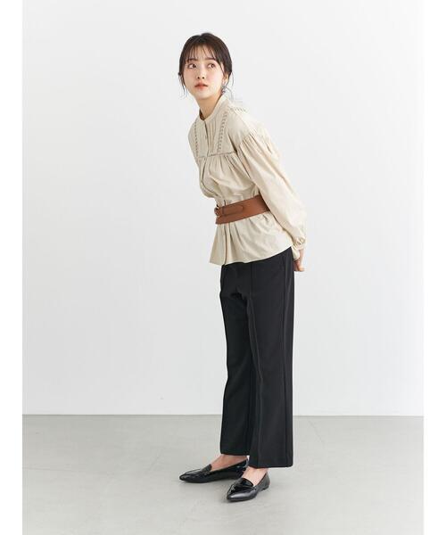 earth music&ecology(アースミュージックアンドエコロジー)の「ワイドバックルベルト *(ベルト・レディース・ブラック/ダークブラウン/キャメル・FREE)」の11枚目の写真