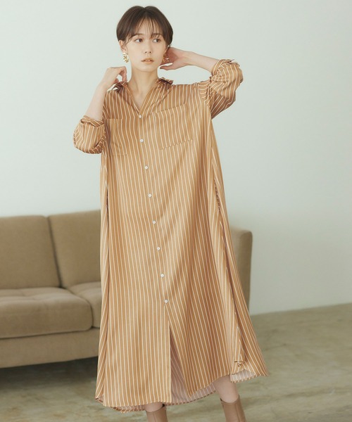 titivate（ティティベイト）の「胸ポケット付きシャツワンピース