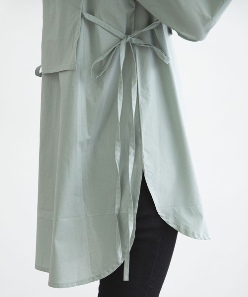 bohmal（ボマール）の「タックヨークセットシャツ（シャツ/ブラウス・レディース・グリーン/ホワイト/ブラック・FREE）」の15枚目の写真