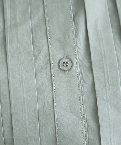 bohmal（ボマール）の「タックヨークセットシャツ（シャツ/ブラウス・レディース・グリーン/ホワイト/ブラック・FREE）」の16枚目の写真