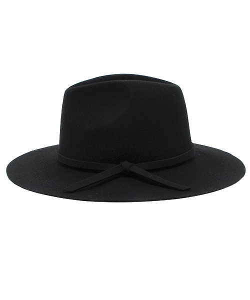 DISCOAT（ディスコート）の「【Discoat】フェルトつば広HAT（ハット・レディース・ブラック/ベージュ・ﾌﾘ-）」の6枚目の写真