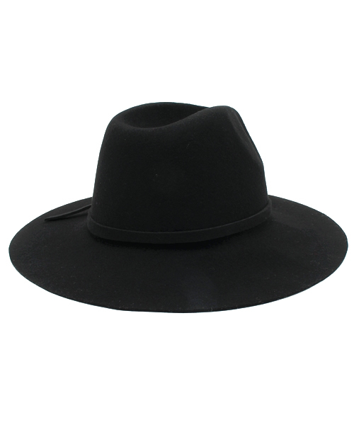 DISCOAT（ディスコート）の「【Discoat】フェルトつば広HAT（ハット・レディース・ブラック/ベージュ・ﾌﾘ-）」の7枚目の写真