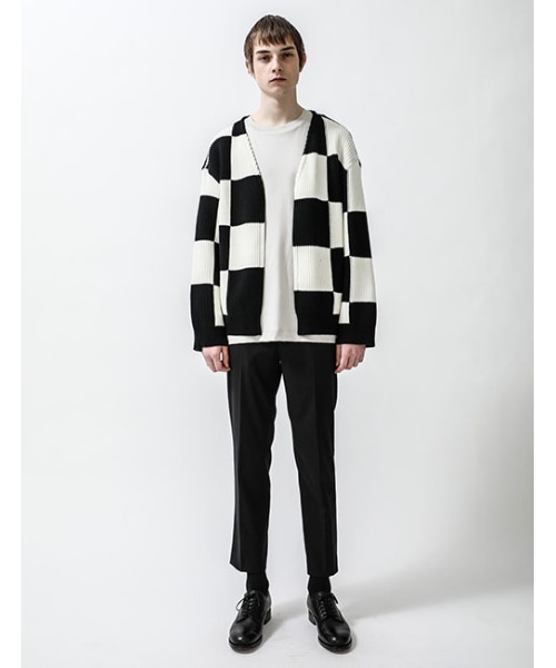 WRAPINKNOT(ラッピンノット)の「【WRAPINKNOT】EX.FLAGCHECK CARDIGAN(カーディガン/ボレロ・メンズ・チェック・3/2)」の3枚目の写真
